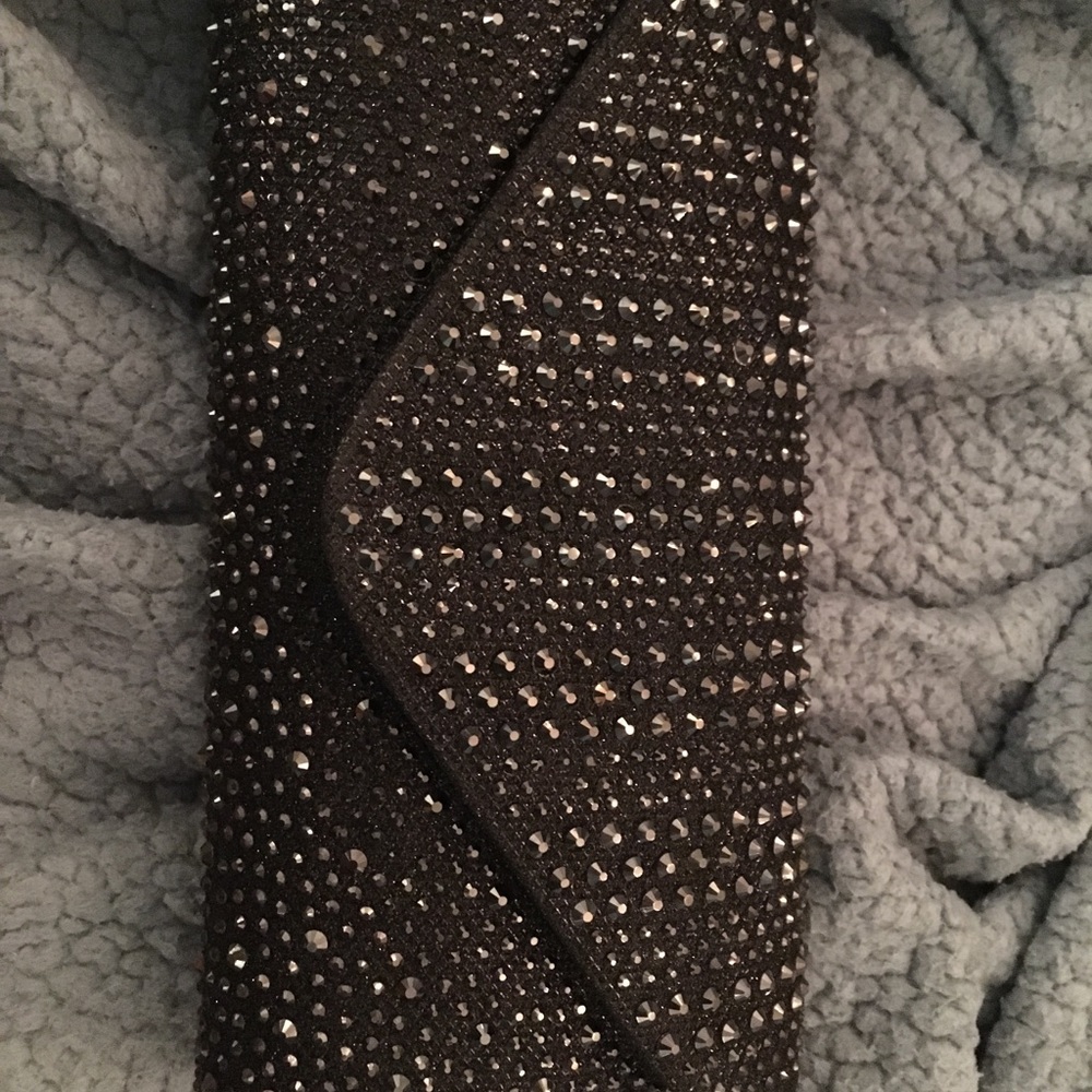 Black Sparkle Clutch